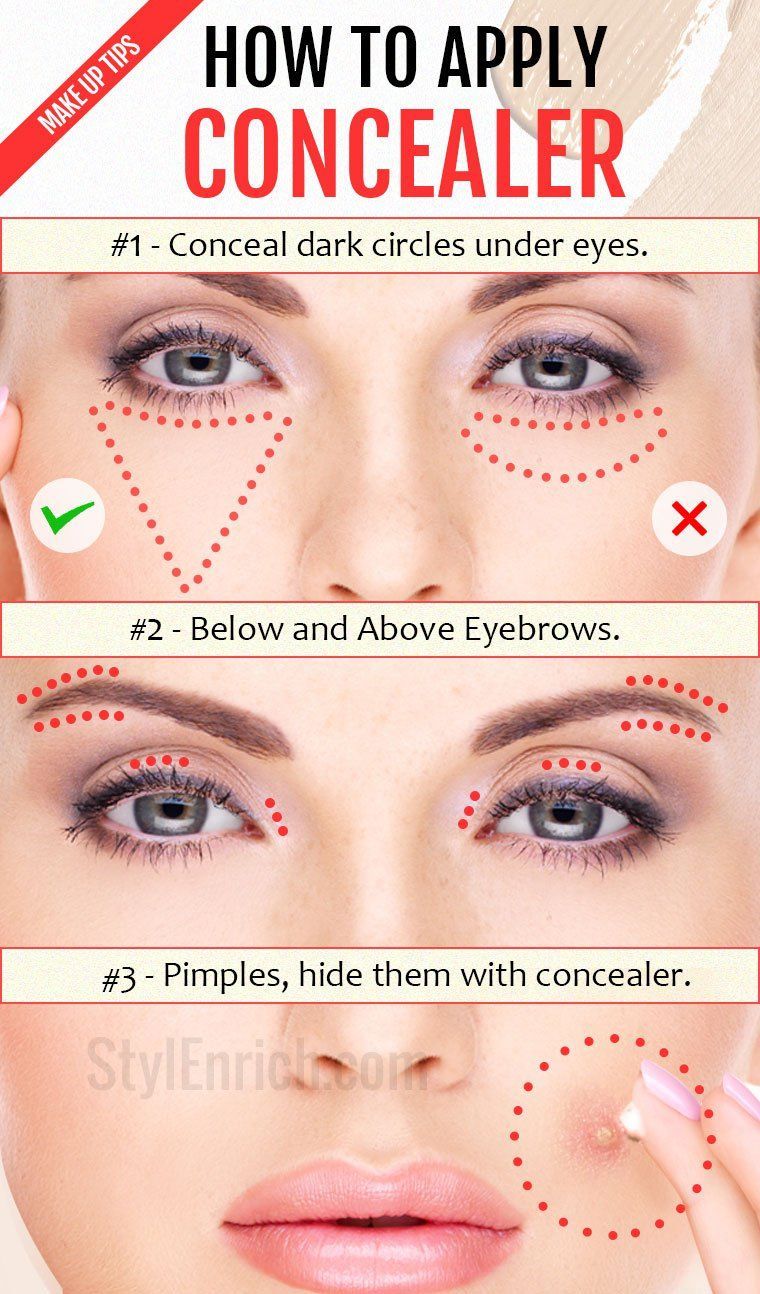 concealer apply tips