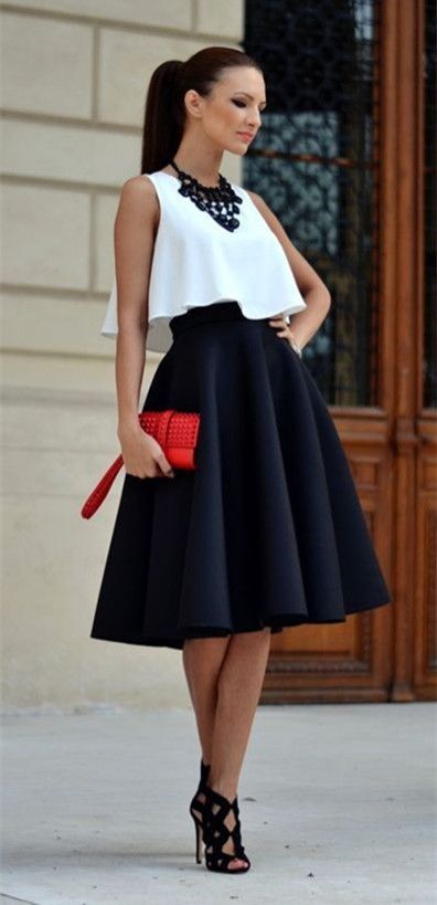 Stylish Bowknot Organza Skirt For Women | FemaleAdda.com