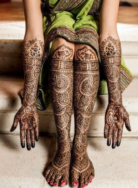 LATEST BRIDAL MEHENDI TRENDS